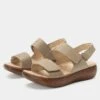 Bailee Woven Taupe Sandal -Shoes Shop BAI 6163 S1