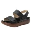 Bailee Woven Noir Sandal -Shoes Shop BAI 7462 S1
