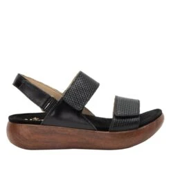 Bailee Woven Noir Sandal 10 Bailee Woven Noir Sandal -Shoes Shop BAI 7462 S2