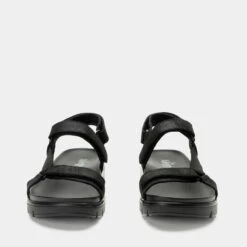 Henna They Call Me Mellow Black Sandal -Shoes Shop HEN 6142 S5