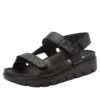 Henlee Black Sandal -Shoes Shop HLE 7438 S1