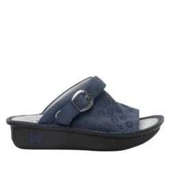 Klover Oiled Navy Sandal -Shoes Shop KLO 7402 S2