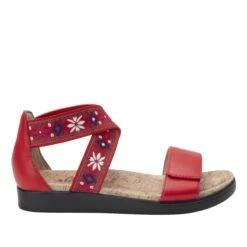 Lucia Red Sandal 10 Lucia Red Sandal -Shoes Shop LUC 7764 S2