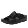 Mylee Black Softie Sandal -Shoes Shop MYL 7873X S1