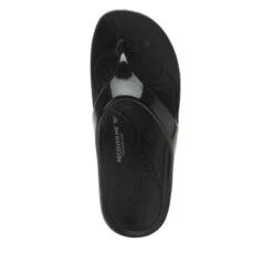 Ode Black Gloss Sandal -Shoes Shop ODE 7441 S4