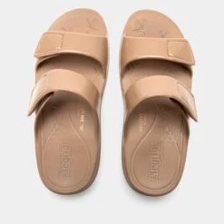 Orbyt Taupe Gloss Sandal -Shoes Shop ORB 6154 S4