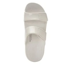 Orbyt White Gloss Sandal -Shoes Shop ORB 7439 S4