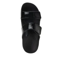 Orbyt Black Gloss Sandal 12 Orbyt Black Gloss Sandal -Shoes Shop ORB 7441 S4