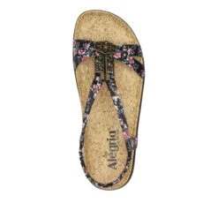 Roz Charm Black Sandal 13 Roz Charm Black Sandal -Shoes Shop ROZ 7554 S4