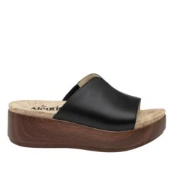 Triniti Black Butter Sandal -Shoes Shop TRI 641 S2