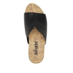 Triniti Black Butter Sandal -Shoes Shop TRI 641 S4