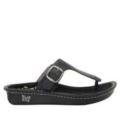 Vella Oiled Black Sandal 10 Vella Oiled Black Sandal -Shoes Shop VEL 7414 S2