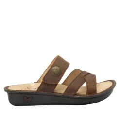 Victoriah Oiled Brown Sandal 10 Victoriah Oiled Brown Sandal -Shoes Shop VIC 7412 S2