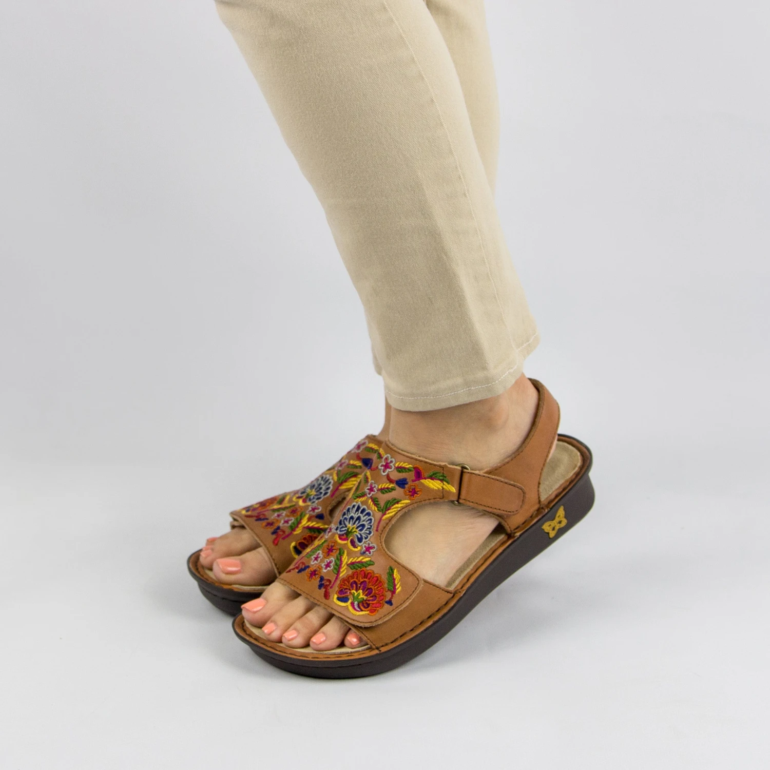 Viki Cognac Needles & Pins Sandal 4 Viki Cognac Needles & Pins Sandal - Image 2