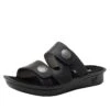 Violette Oiled Black Sandal -Shoes Shop VIO 7414 S1
