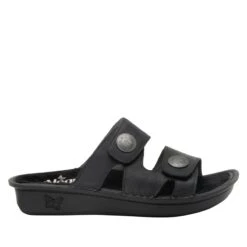 Violette Oiled Black Sandal 10 Violette Oiled Black Sandal -Shoes Shop VIO 7414 S2