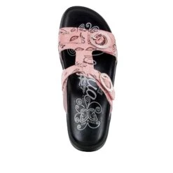 Vita Red Scribble Sandal -Shoes Shop VIT 301 S4